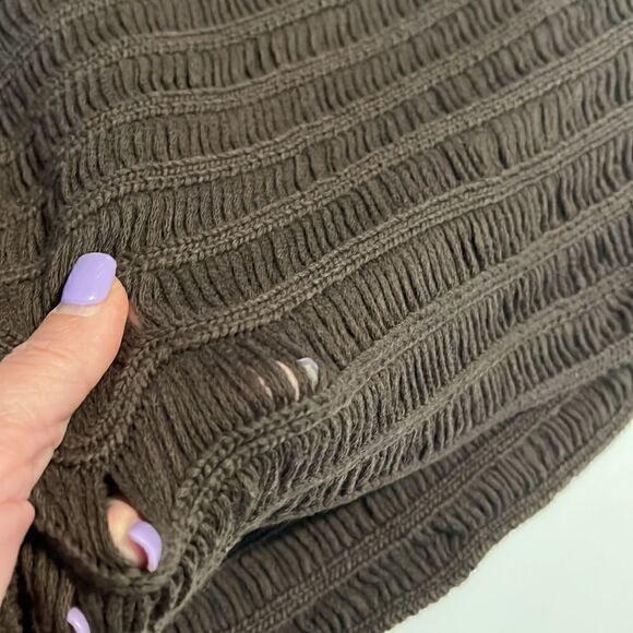 Vivienne Tam Urban Jungle Brown Cotton Women's Skirt Size Petite Small NWT - Picture 8 of 12